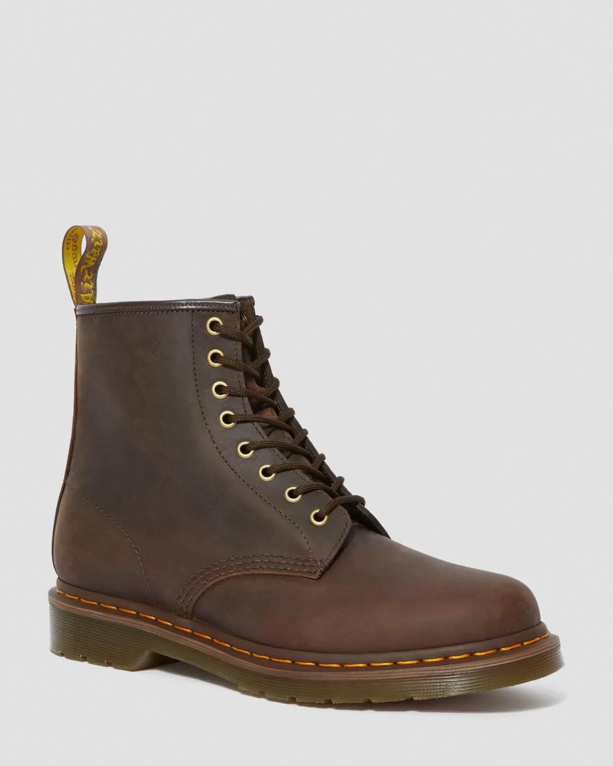 TRENDING-STYLES-UK Dr. Martens Stivali stringati 1460 in pelle Crazy Horse