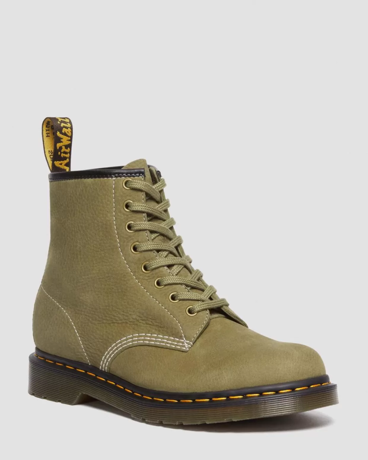 Dr. Martens Stivali stringati 1460 in pelle Nabuk martellata