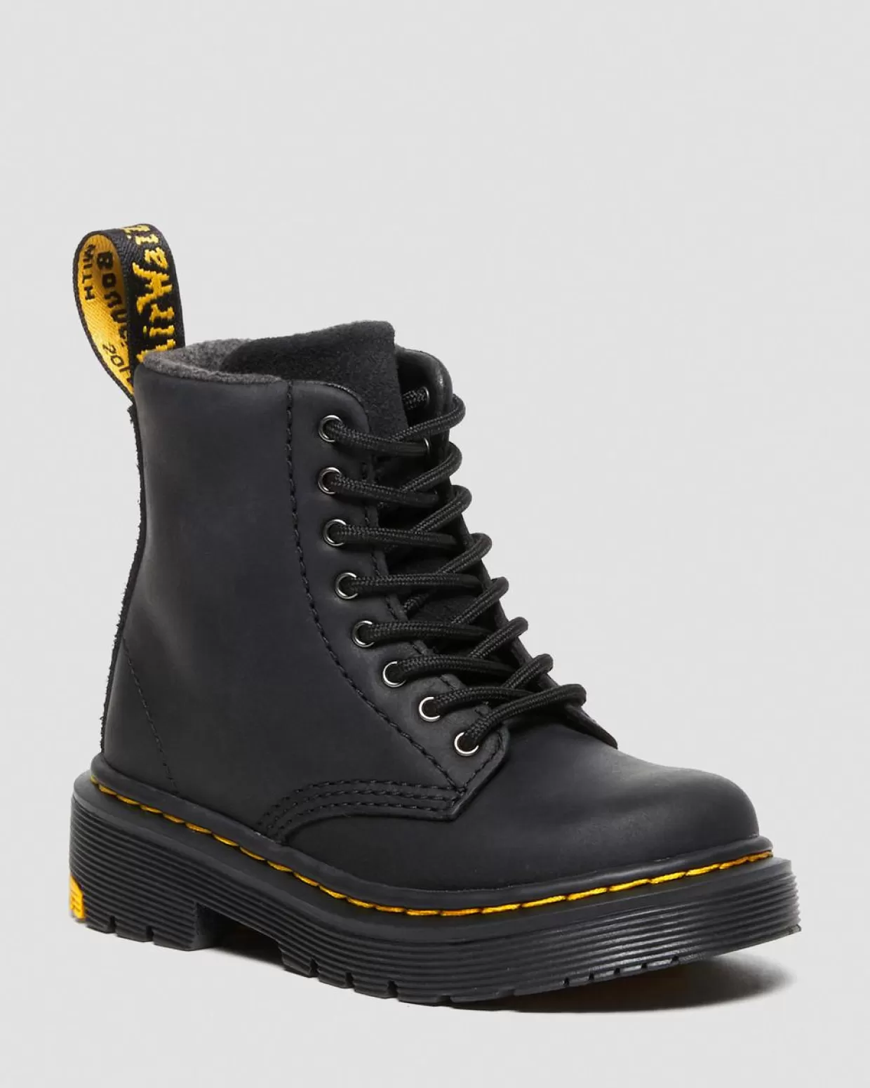 KIDS Dr. Martens Stivali stringati 1460 Junior Wintergrip scamosciati