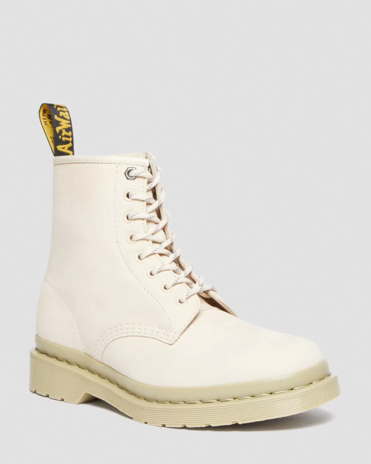 MENS Dr. Martens Stivali stringati 1460 Mono in pelle Milled Nabuk