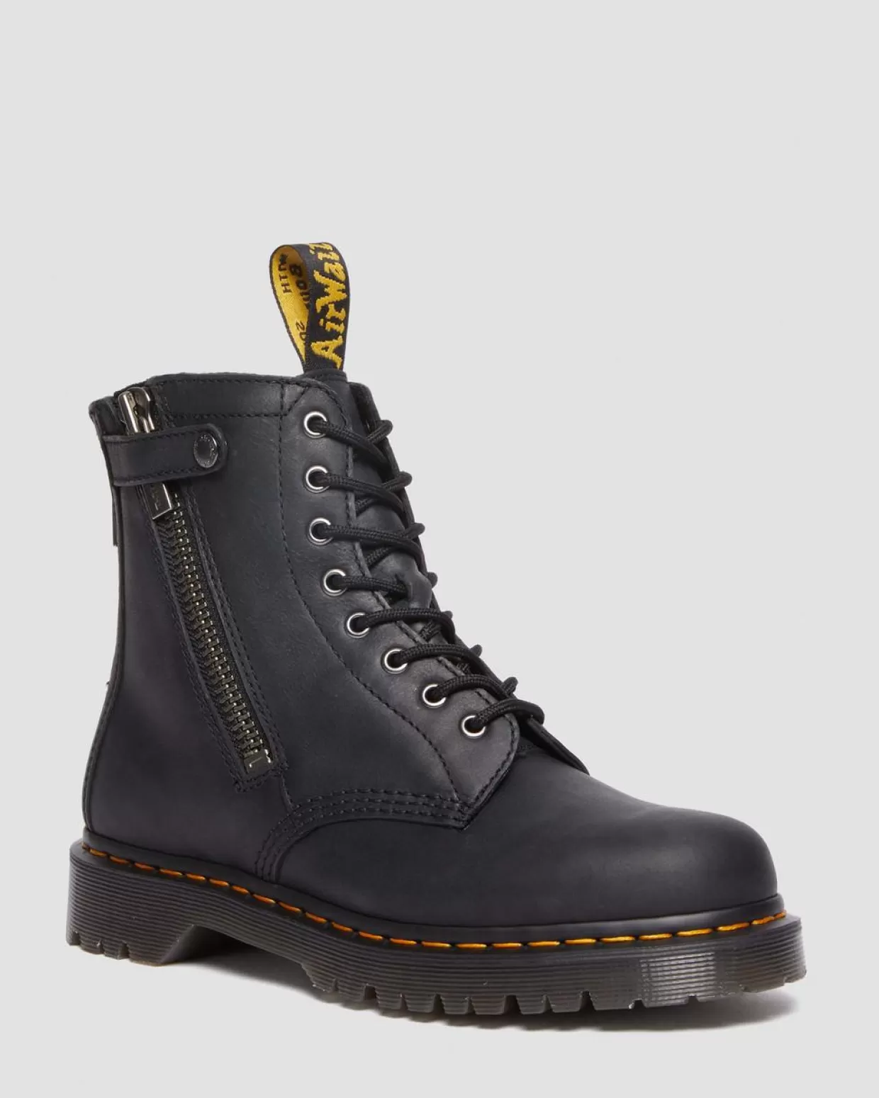 MENS Dr. Martens Stivali stringati 1460 Pascal in pelle Alternative pieno fiore