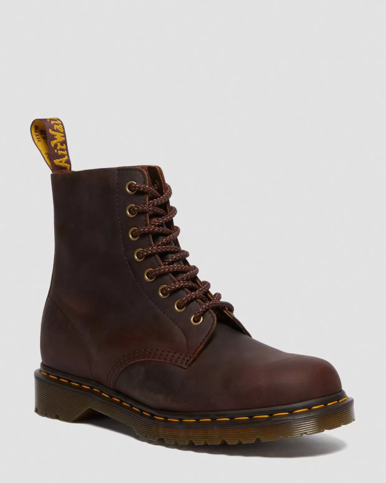 MENS Dr. Martens Stivali stringati 1460 Pascal in pelle cerata pieno fiore