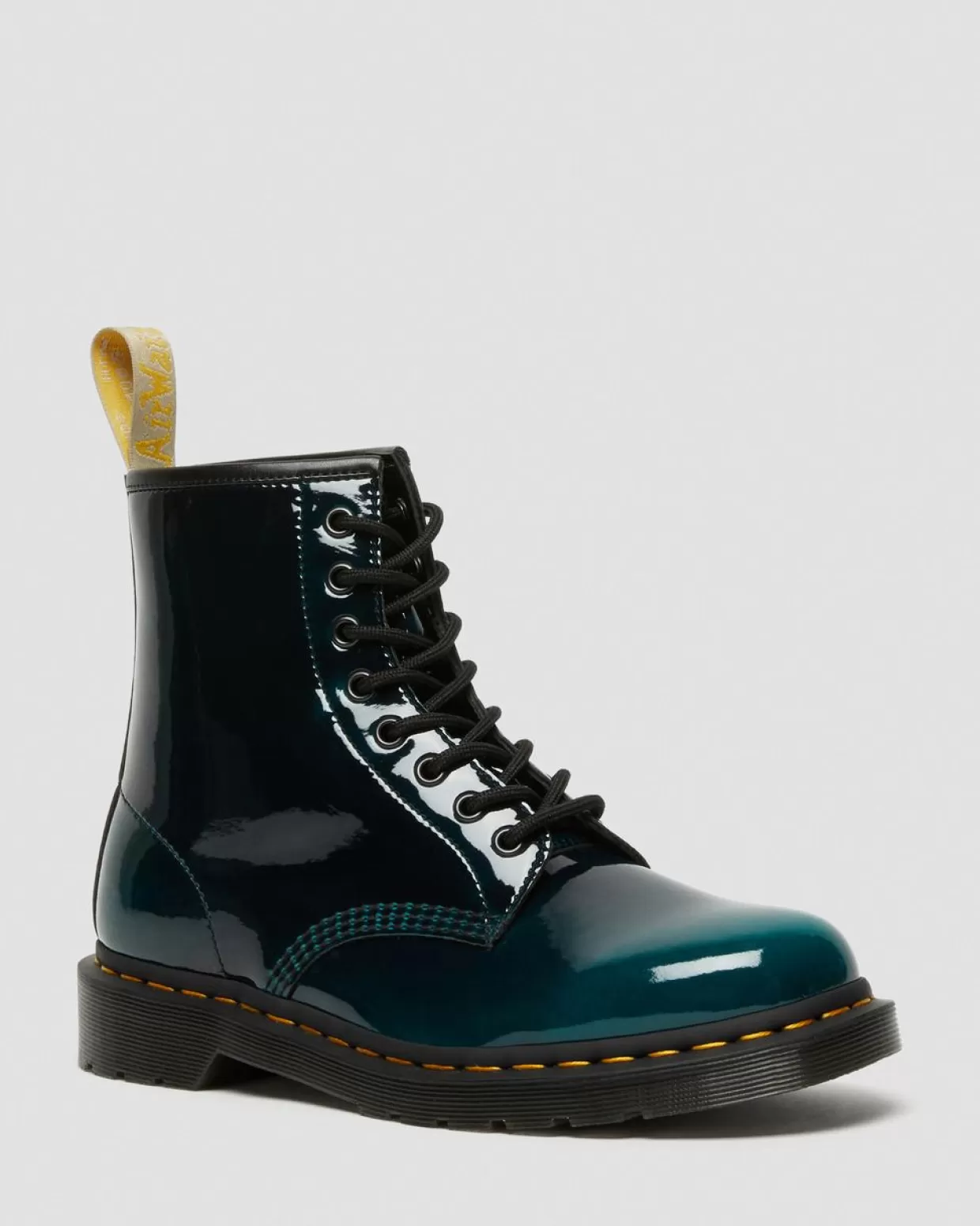 UNISEX Dr. Martens Stivali stringati 1460 Vegan lucidi