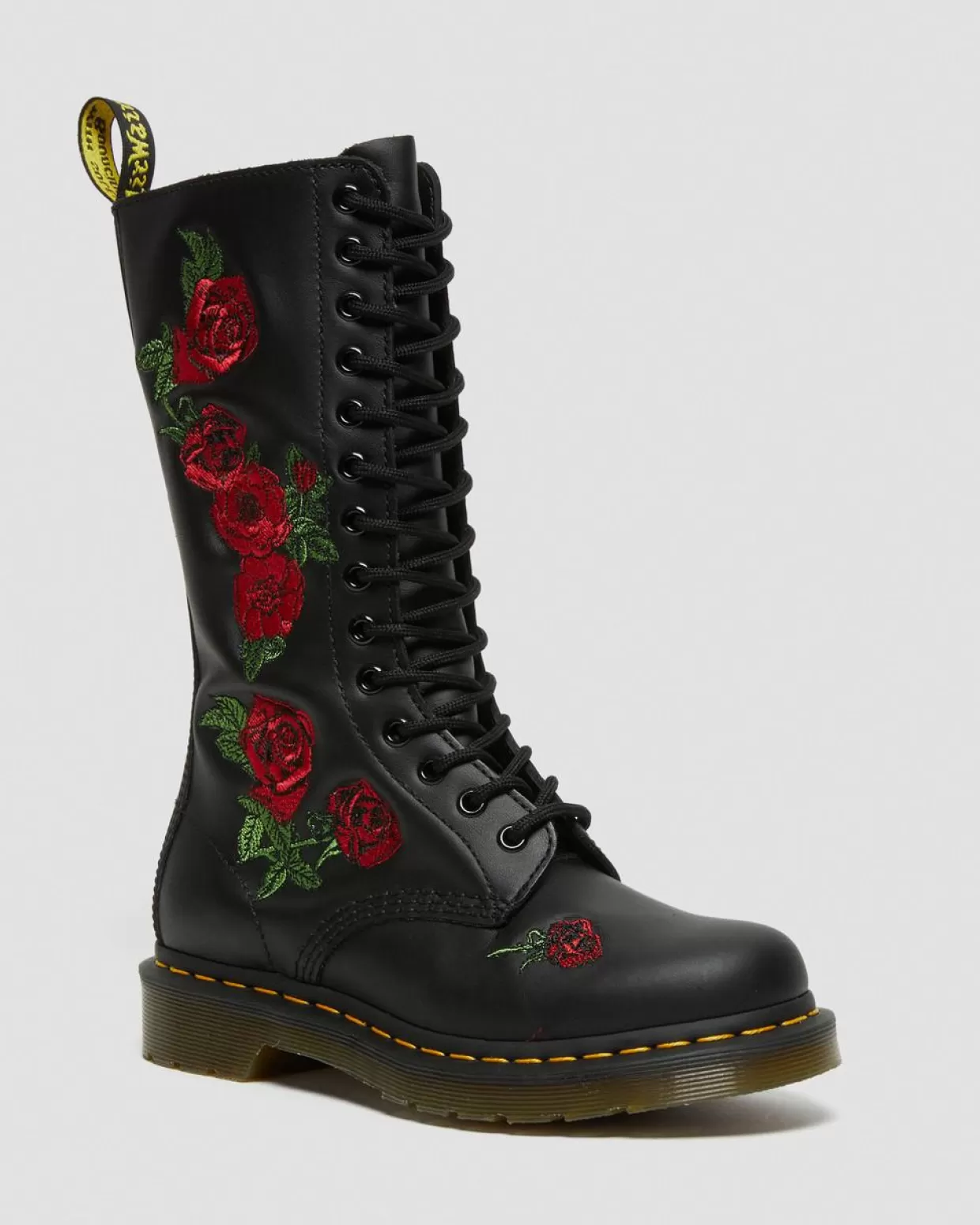 UNISEX Dr. Martens Stivali stringati 1914 in pelle Vonda Floral