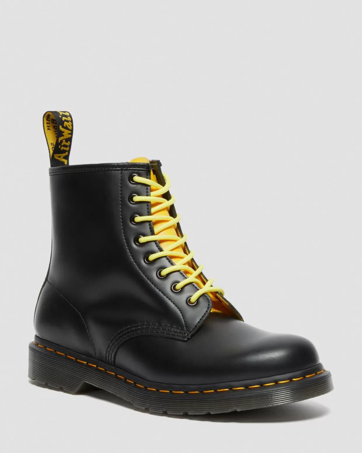 WOMENS Dr. Martens Stivali stringati di pelle 1460 Contrast Smooth