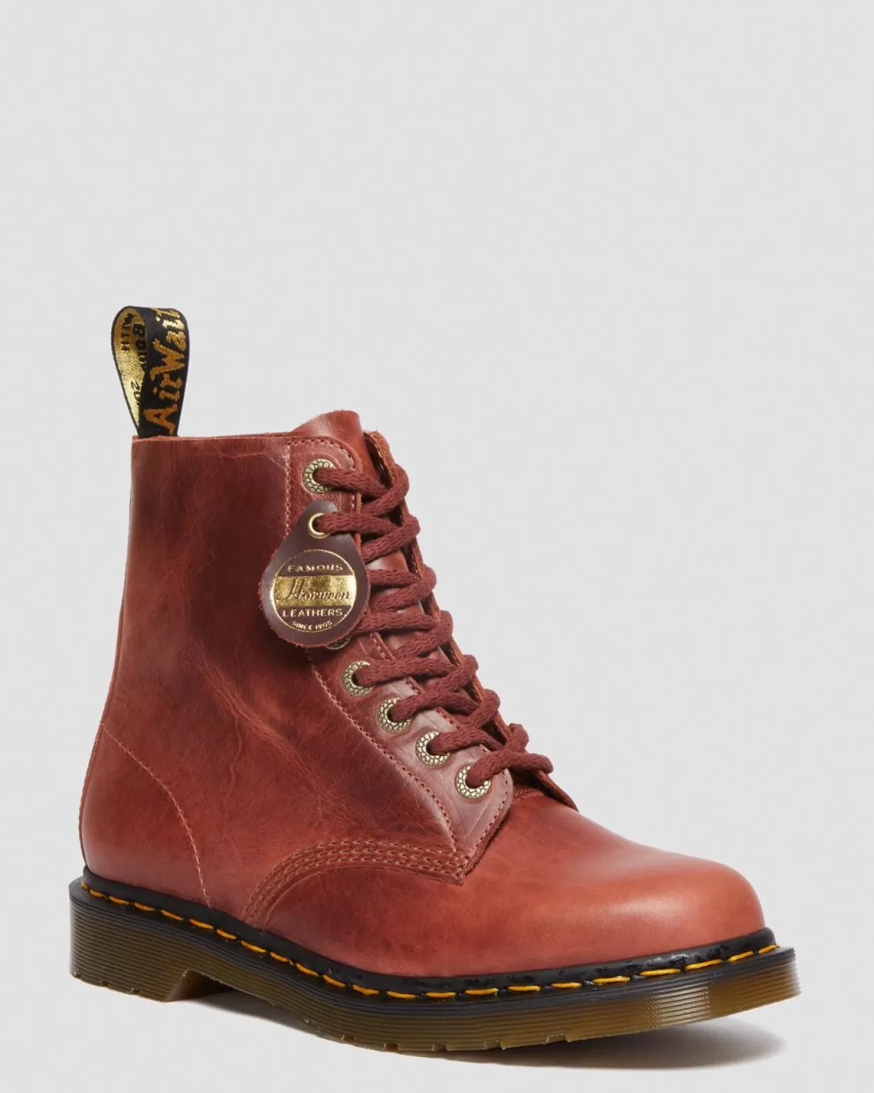 MENS Dr. Martens Stivali stringati di pelle Denver 1460 Pascal Made in England