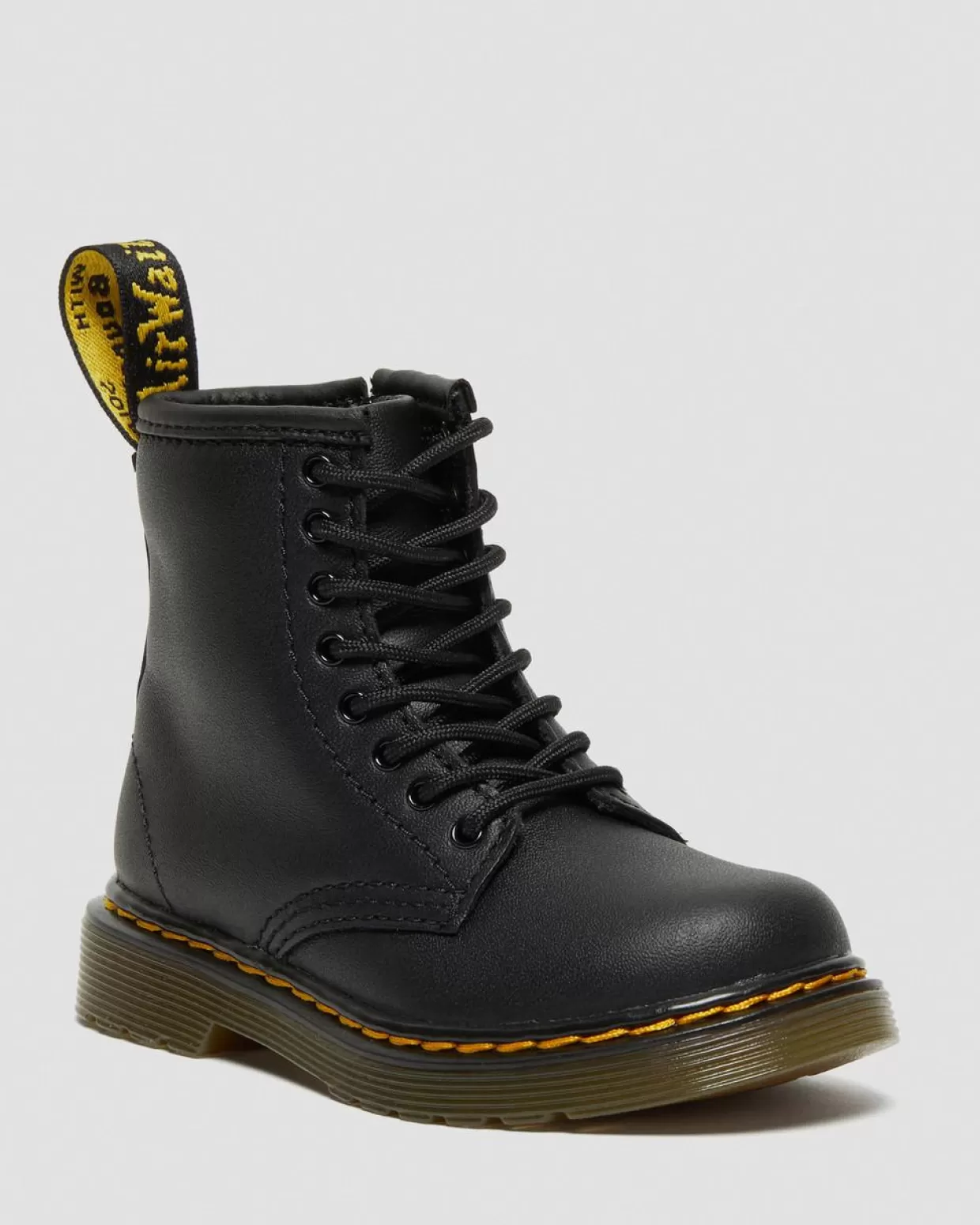 KIDS Dr. Martens Stivali stringati in pelle 1460 primi passi Softy T