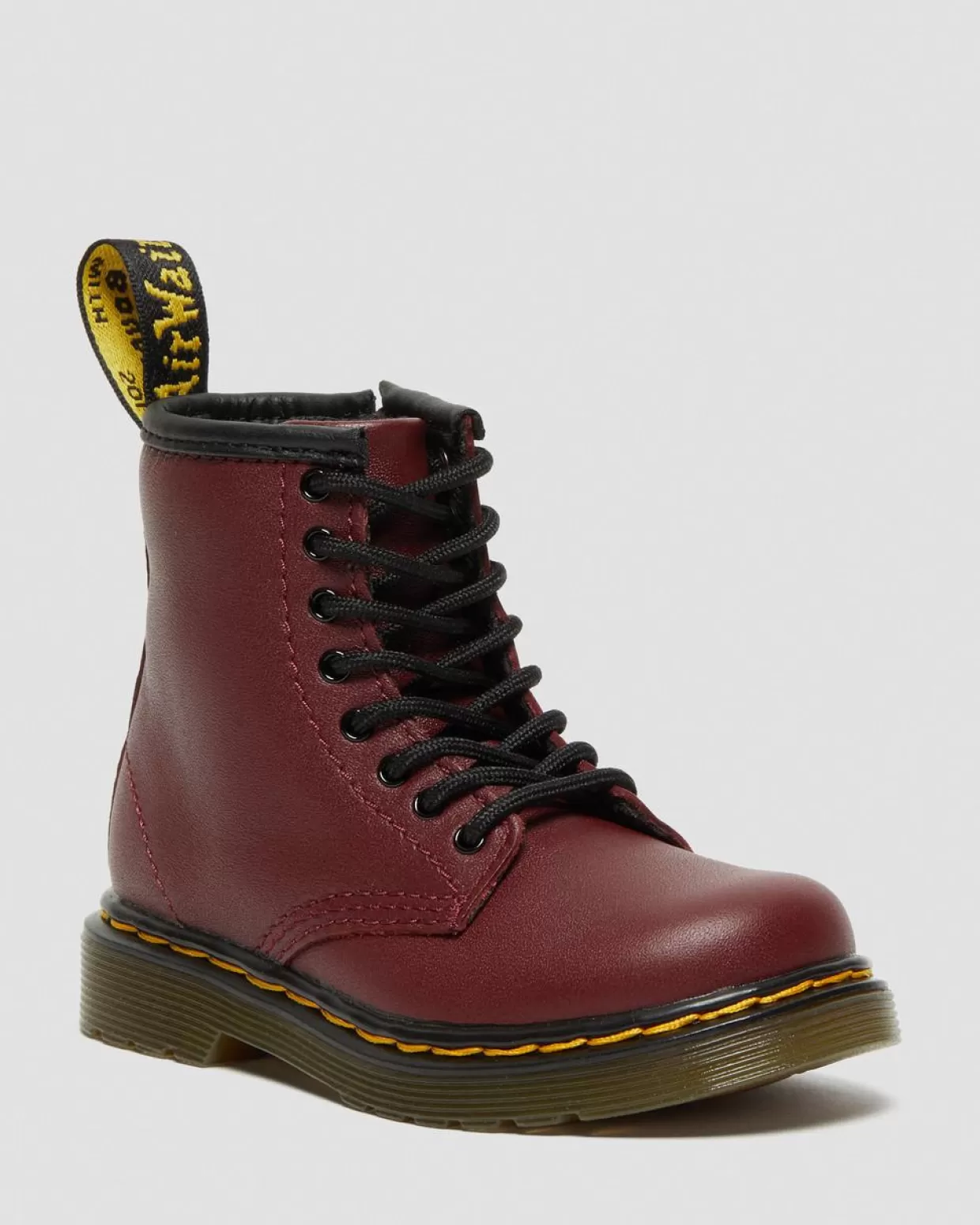 KIDS Dr. Martens Stivali stringati in pelle 1460 primi passi Softy T