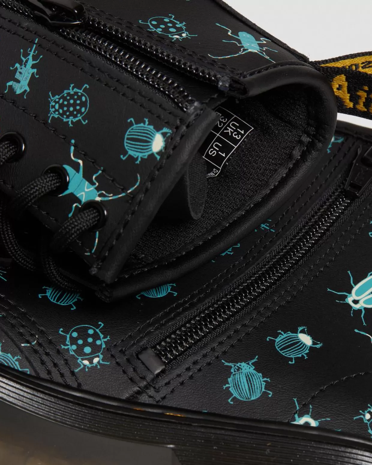 KIDS Dr. Martens Stivali stringati Junior 1460 Glow in the Dark Bugs