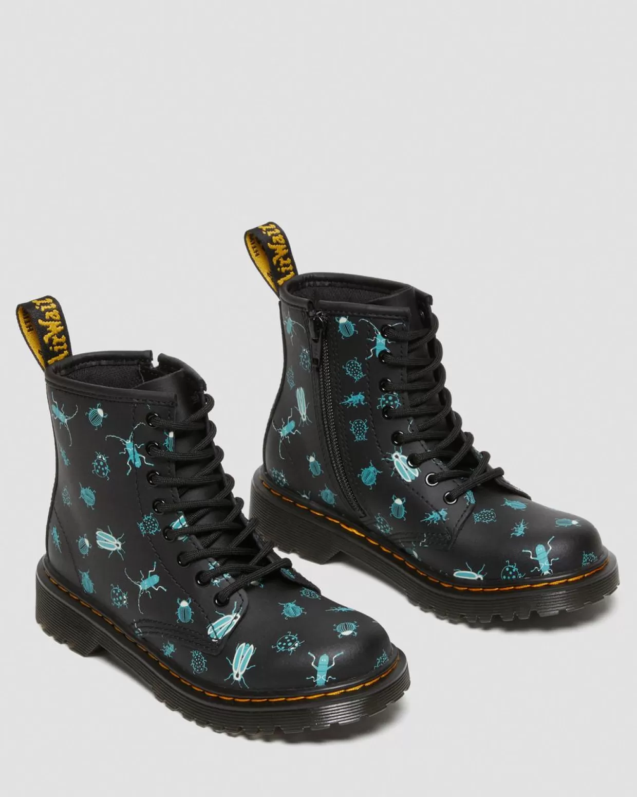 KIDS Dr. Martens Stivali stringati Junior 1460 Glow in the Dark Bugs