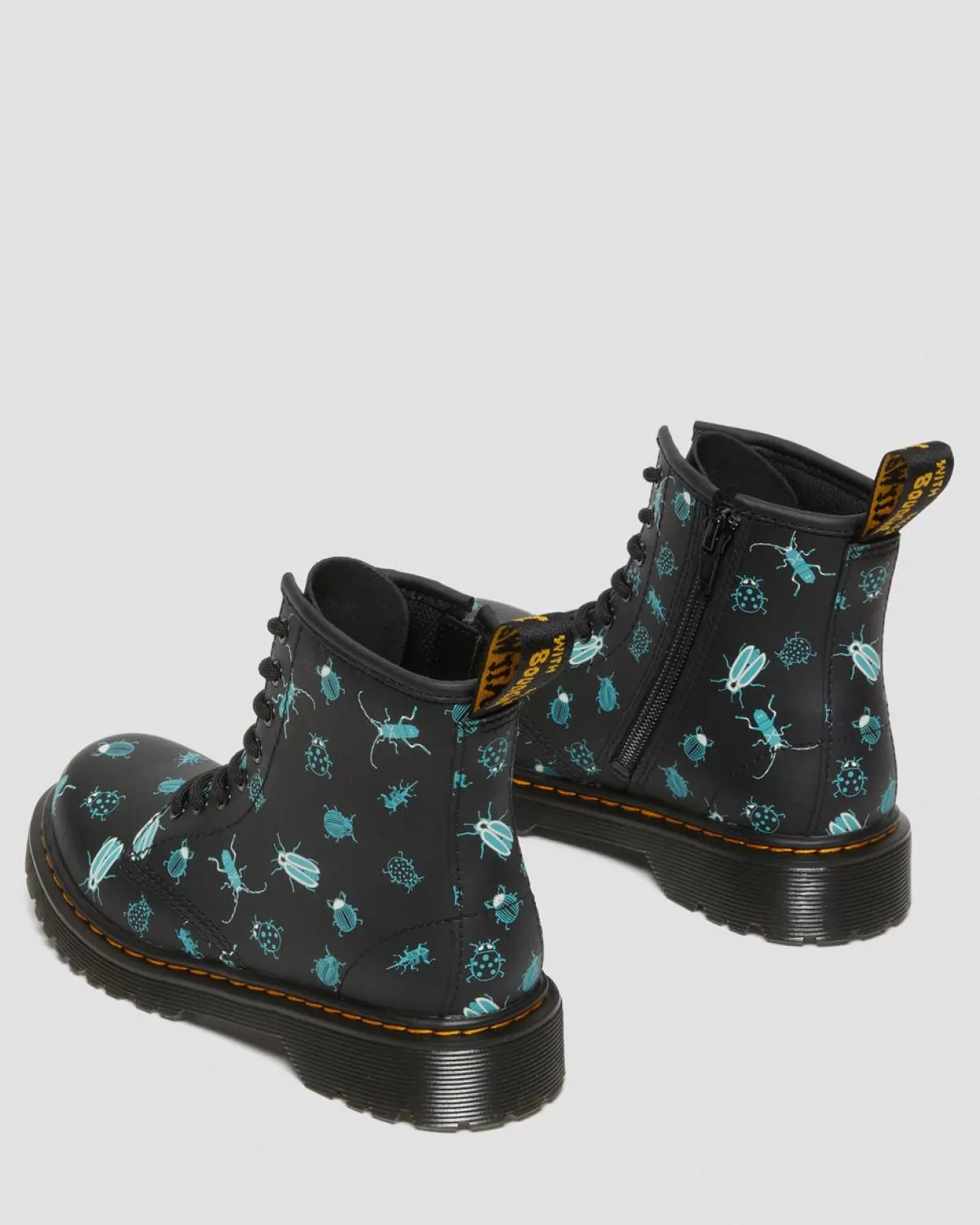KIDS Dr. Martens Stivali stringati Junior 1460 Glow in the Dark Bugs