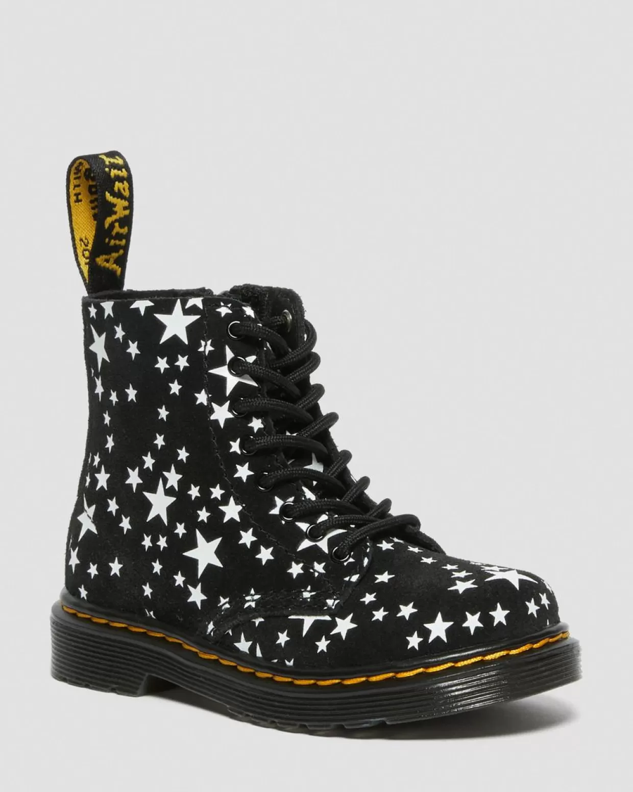 Dr. Martens Stivali stringati primi passi 1460 Pascal Star in pelle scamosciata