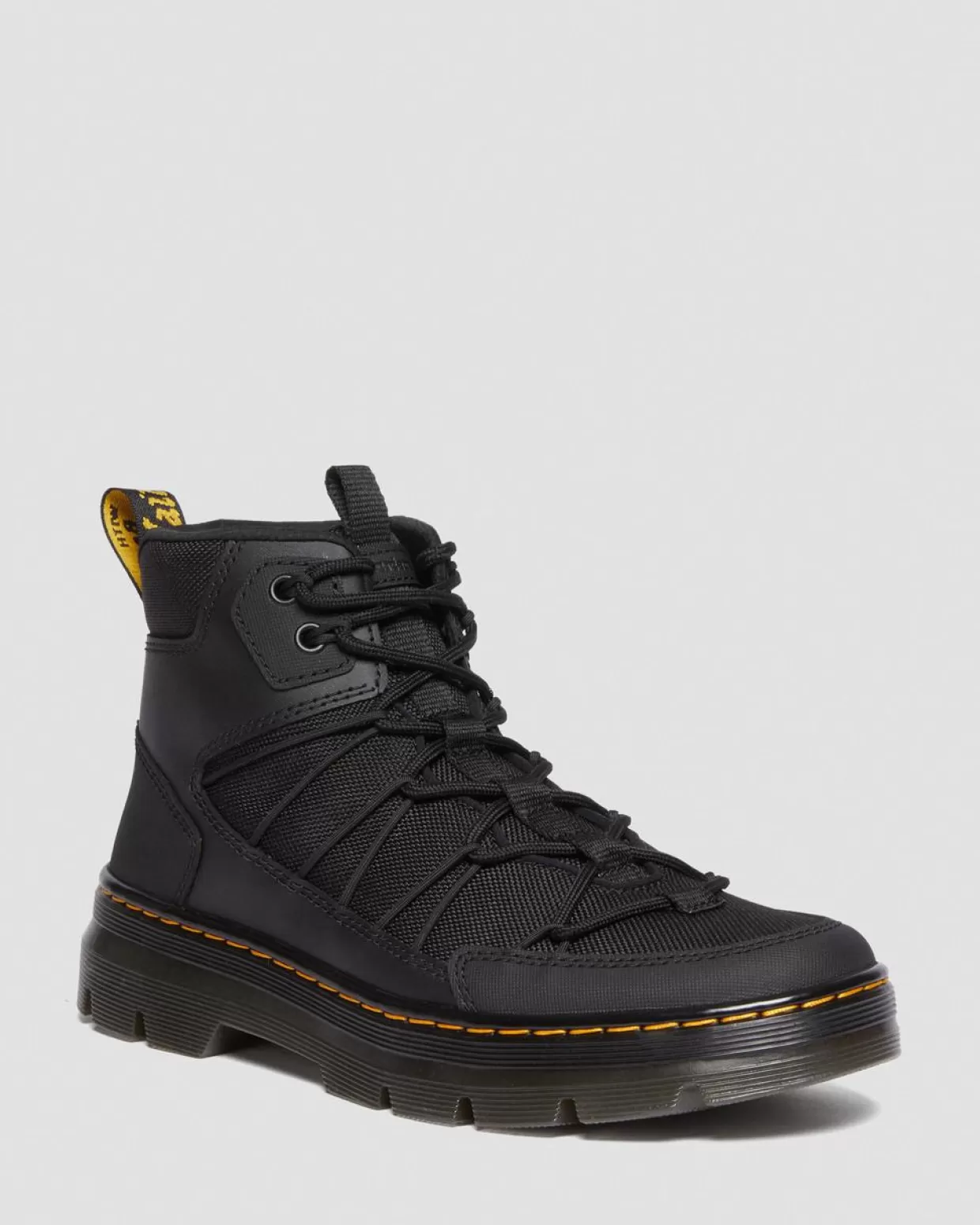 WOMENS Dr. Martens Stivali Utility Boury Buwick in pelle super resistenti