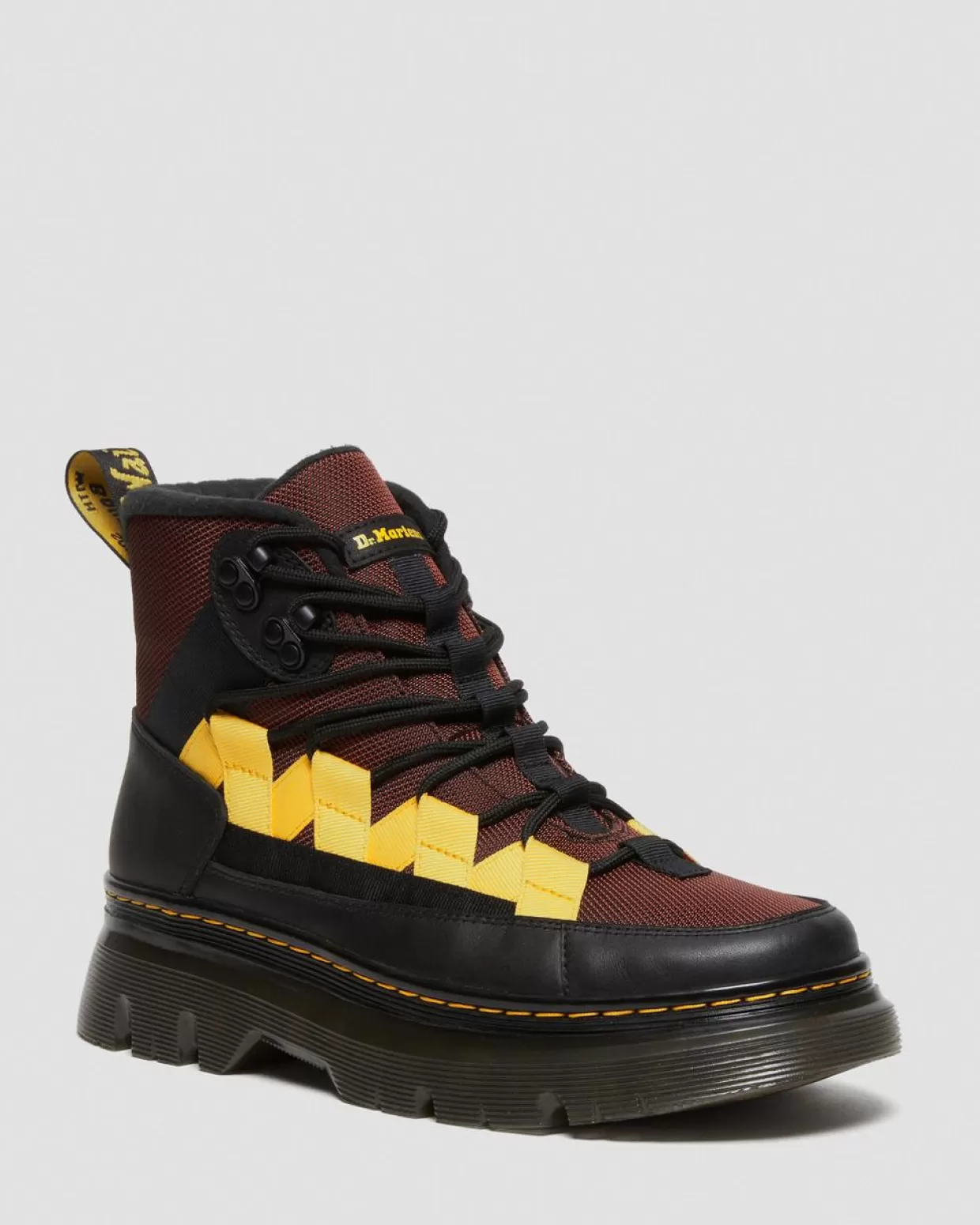 MENS Dr. Martens Stivali Utility Boury Constrast